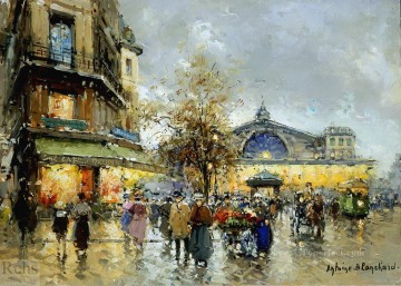 AB gare de lest 2 Paris Oil Paintings